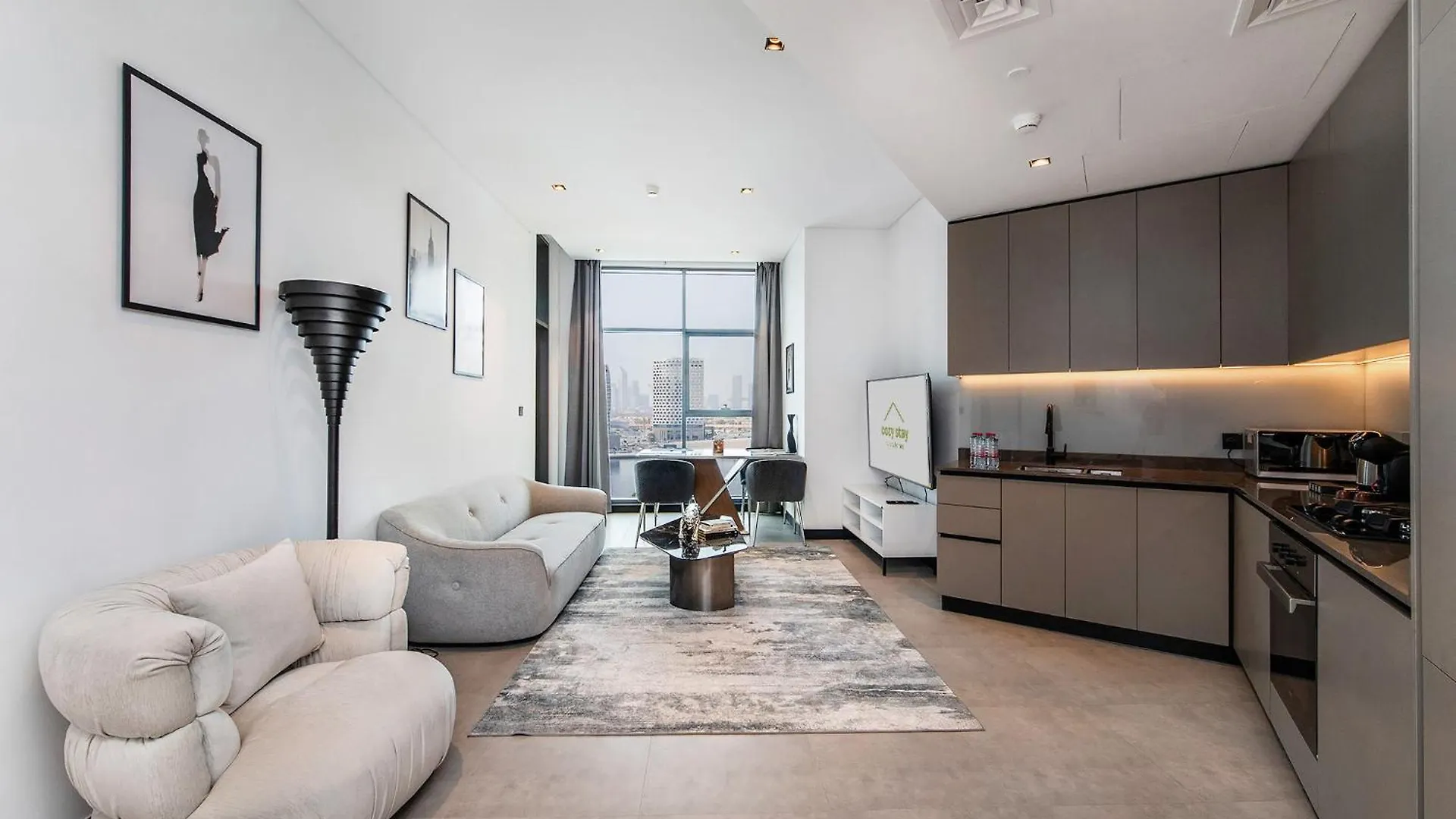 Luxury Apartment With Views Of Burj Khalifa 15 Northside Dubaj